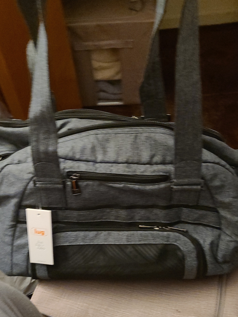 Lug Propeller Duffle Bag - Heather Gray NWT